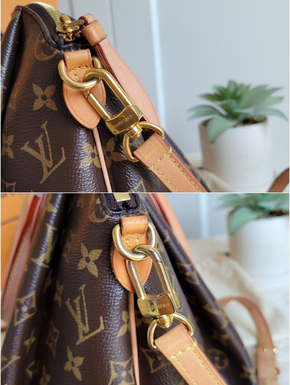💕Beautiful DISCONTINUED Louis Vuitton Satchel Bag RIVOLI Mm Monogram - Picture 9 of 16